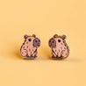 cute capybara earrings