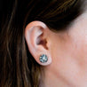 womens disco ball earrings