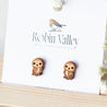 Barn Owl Bird Earrings - EB12003 - Robin Valley Official Store
