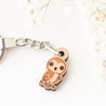 Barn Owl Cherry Wood Keyring - KB22003 - Robin Valley Official Store