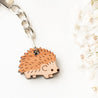 Best Friends Hedgehog Cherry Wood Keyring - Robin Valley Official Store
