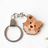 Border Collie Dog Cherry Wood Keyring - KL20068 - Robin Valley Official Store