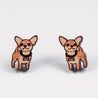 Chihuahua Dog Wood Earrings - EL10035 - Robin Valley Official Store