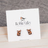 Chihuahua Dog Wood Earrings - EL10035 - Robin Valley Official Store