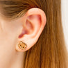 Cute Hamster Cherry Wood Earrings - EL10192 - Robin Valley Official Store