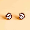 Grim Reaper Studs Wooden Earrings Halloween Collection - PET15170 - Robin Valley Official Store