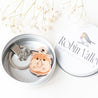 Hamster (w/sunflower seed) Cherry Wood Keyring KL20028 - Robin Valley Official Store
