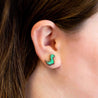 Hand-painted Brontosaurus Stud Earrings Eco-Jewellery - PEO14057 - Robin Valley Official Store