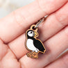 Hand-painted Puffin Bird Wood Keyring - KB22032 - Robin Valley Official Store