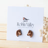 Horse Silhouette Wooden Earrings - EL10077 - Robin Valley Official Store