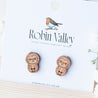 Sloth Wooden Earrings -EL10013 - Robin Valley Official Store