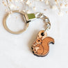 Squirrel Cherry Wood Keyring - KL20021 - Robin Valley Official Store