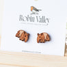 Tapir Wooden Earrings -EL10022 - Robin Valley Official Store
