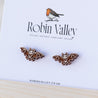 Vampire Bat Skeleton Wooden Earrings - PEO14002 - Robin Valley Official Store