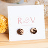 Yin Yang Cat Wooden Earrings -EL10020 - Robin Valley Official Store