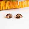 Zombie Studs Wooden Earrings Halloween Collection - ET15176 - Robin Valley Official Store
