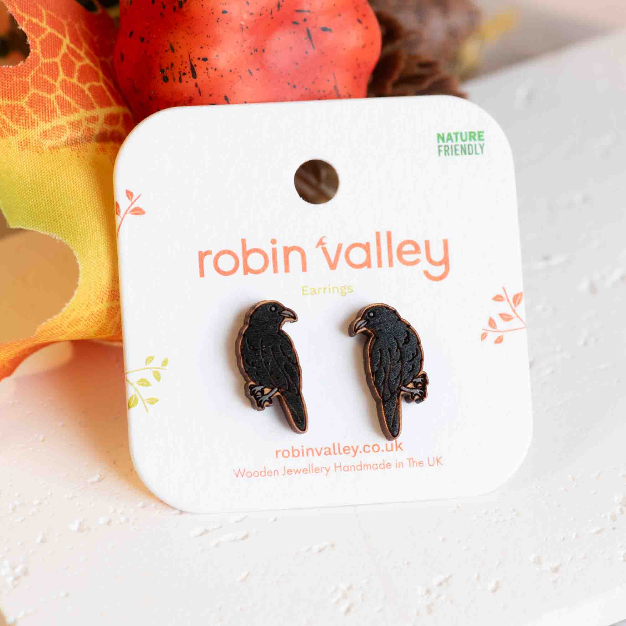 Raven Stud Earrings