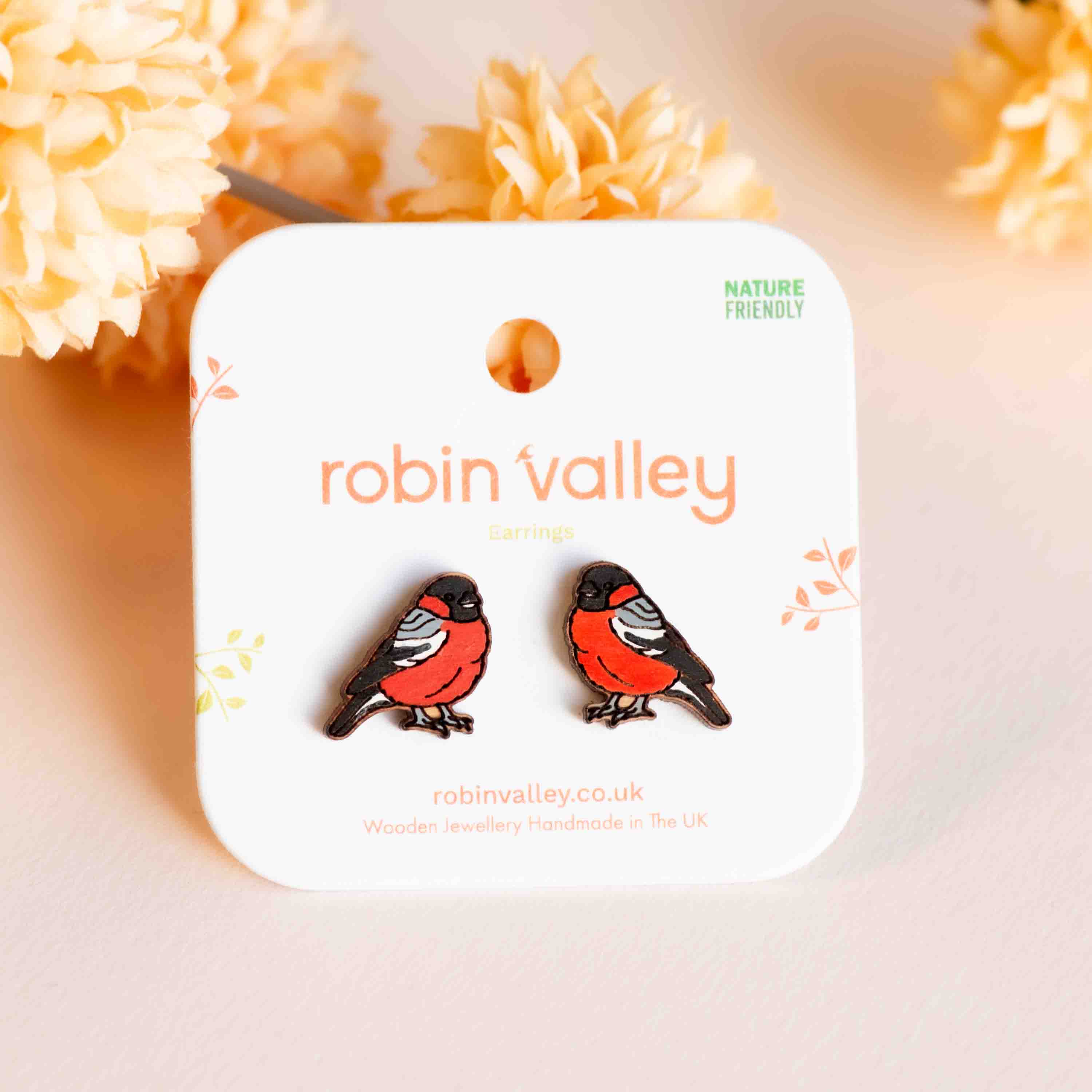 Bullfinch Earrings - PEB12075