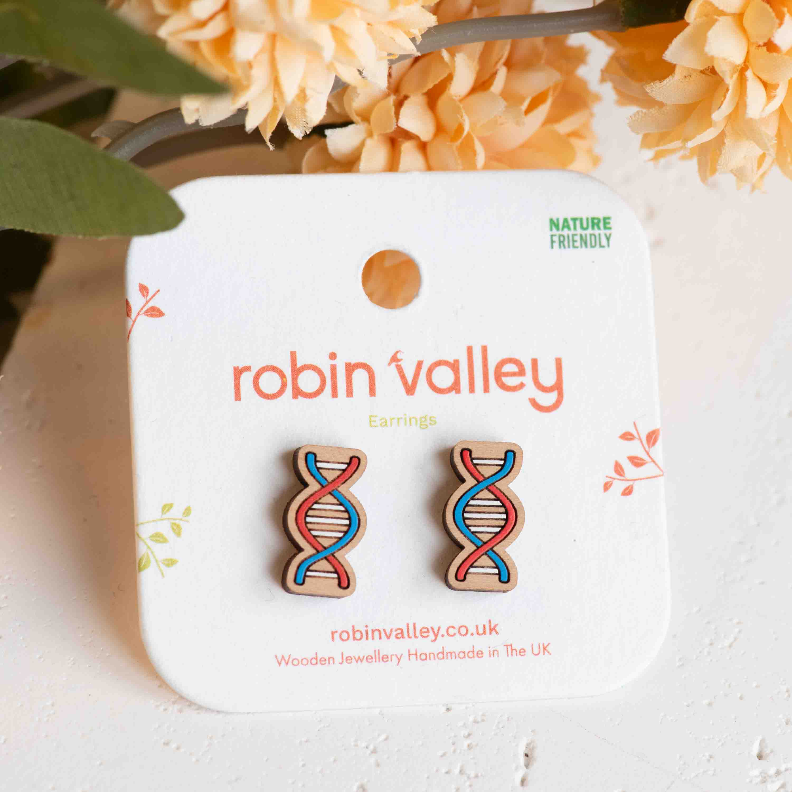 DNA Helix Earrings