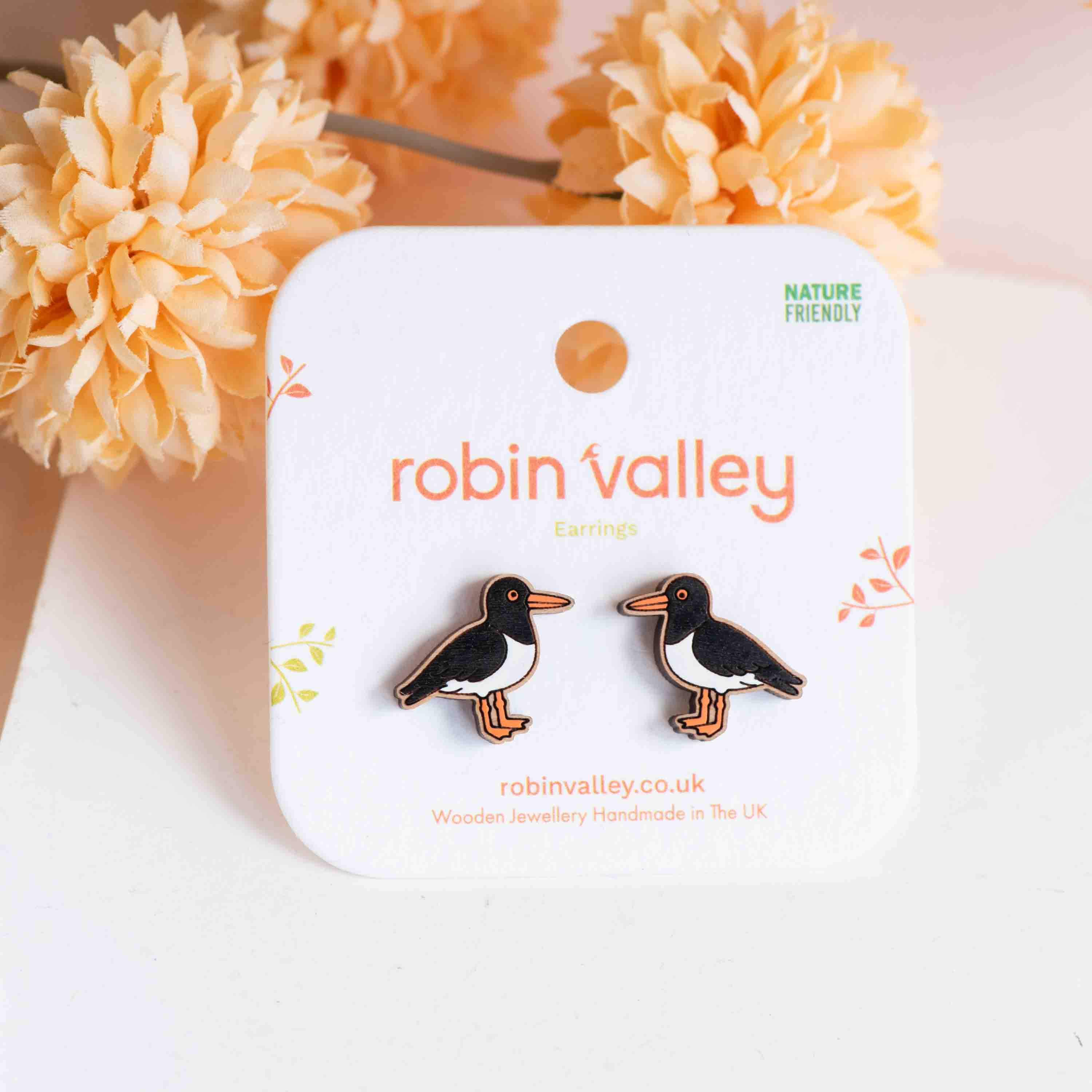 Oystercatcher Stud Earrings