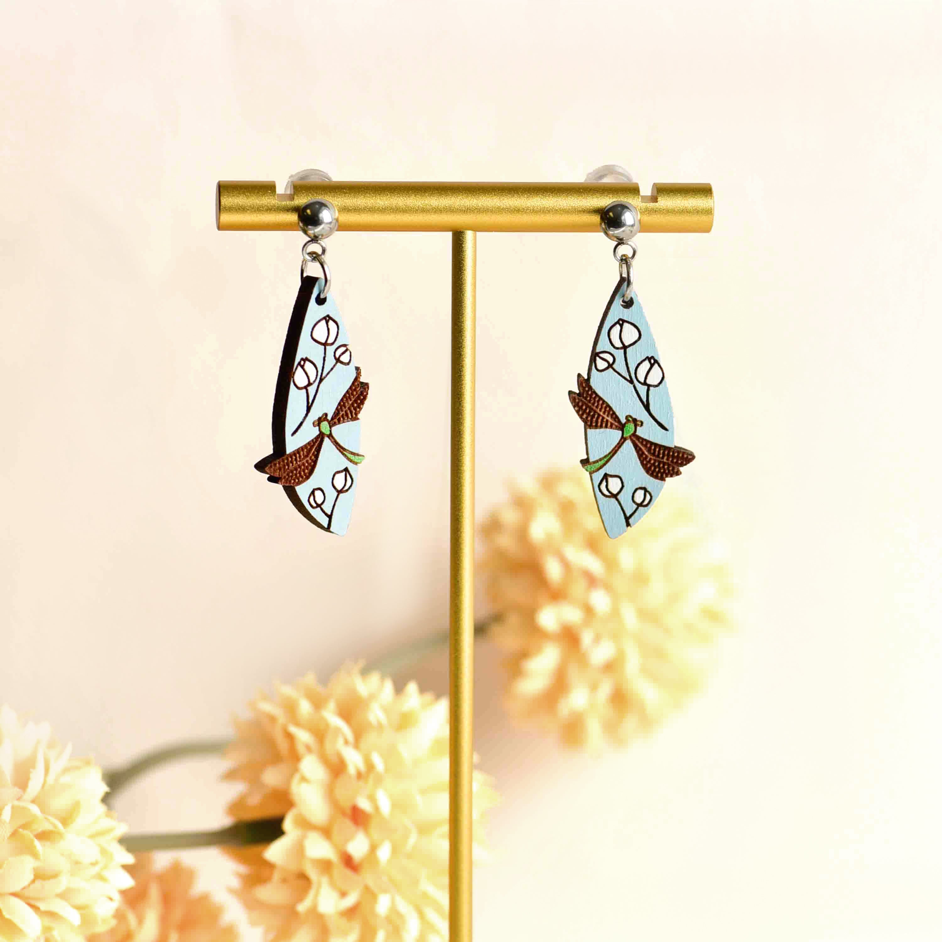 Dragonfly Dangle Earrings