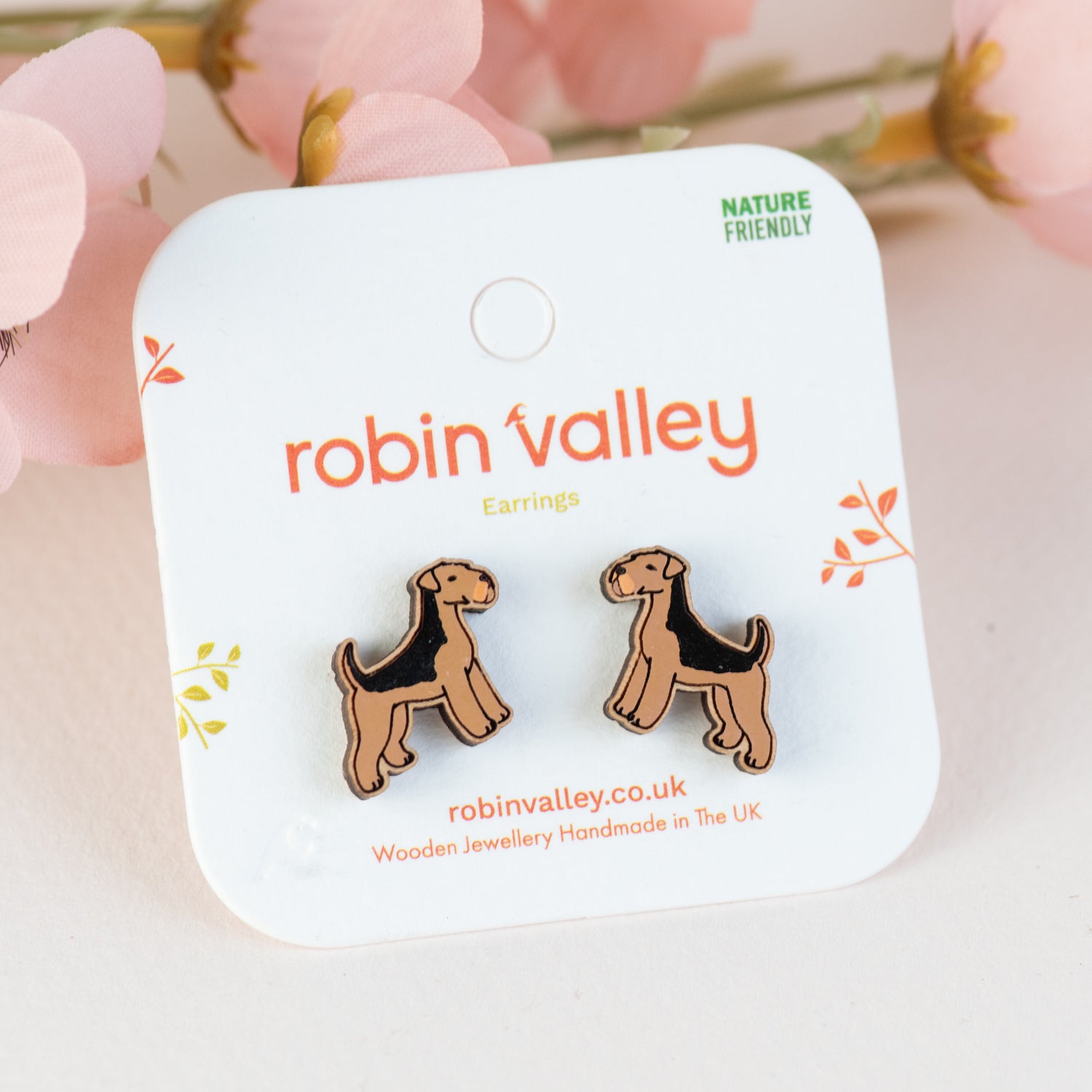 Airedale / Welsh Terrier Earrings