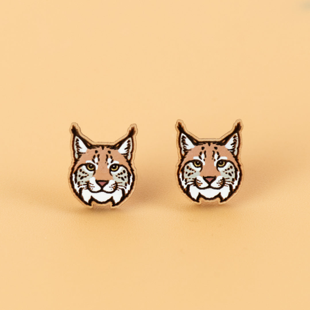Lynx Stud Earrings