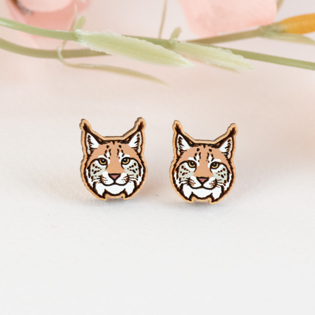 Lynx Stud Earrings
