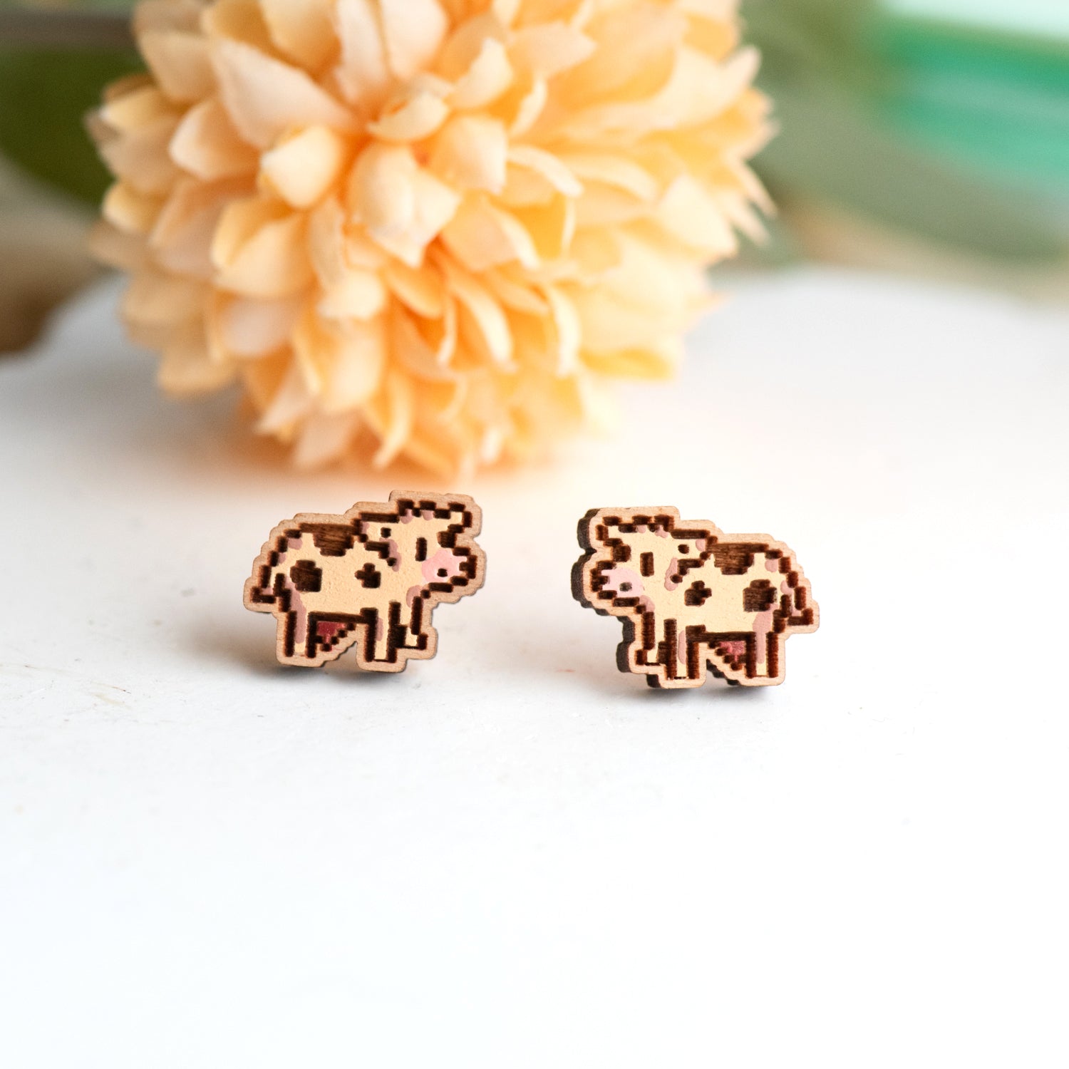 Cow Earrings – Stardew Valley