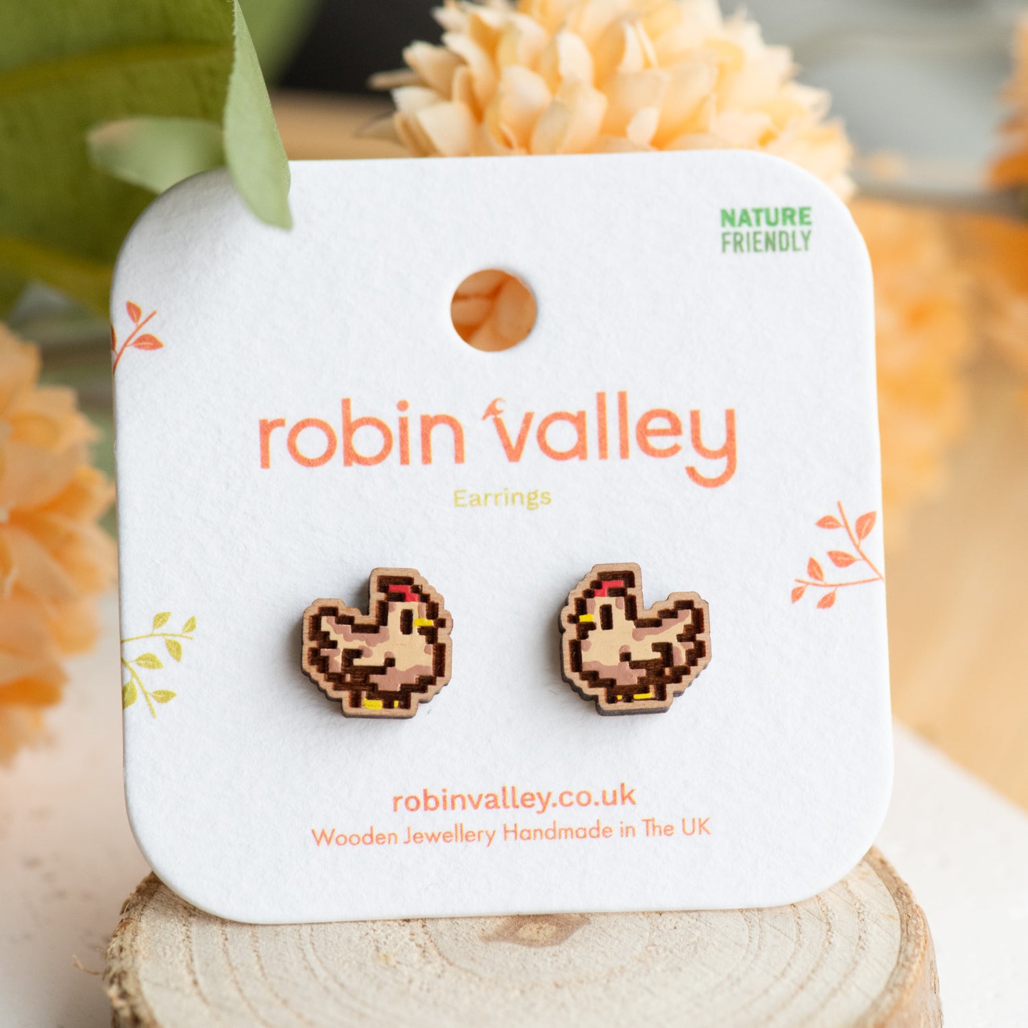 Chicken Earrings – Stardew Valley