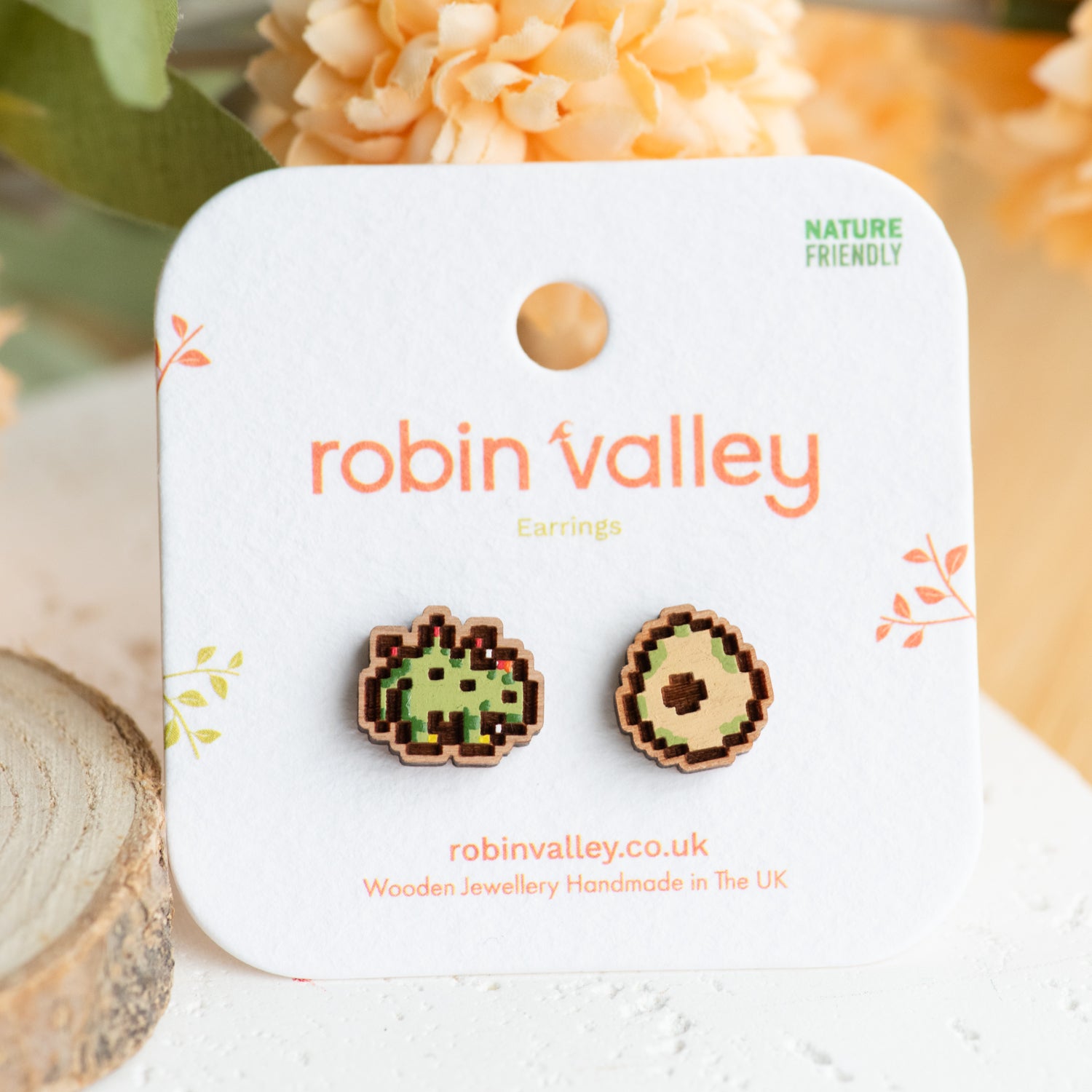 Dinosaur & Egg Earrings – Stardew Valley