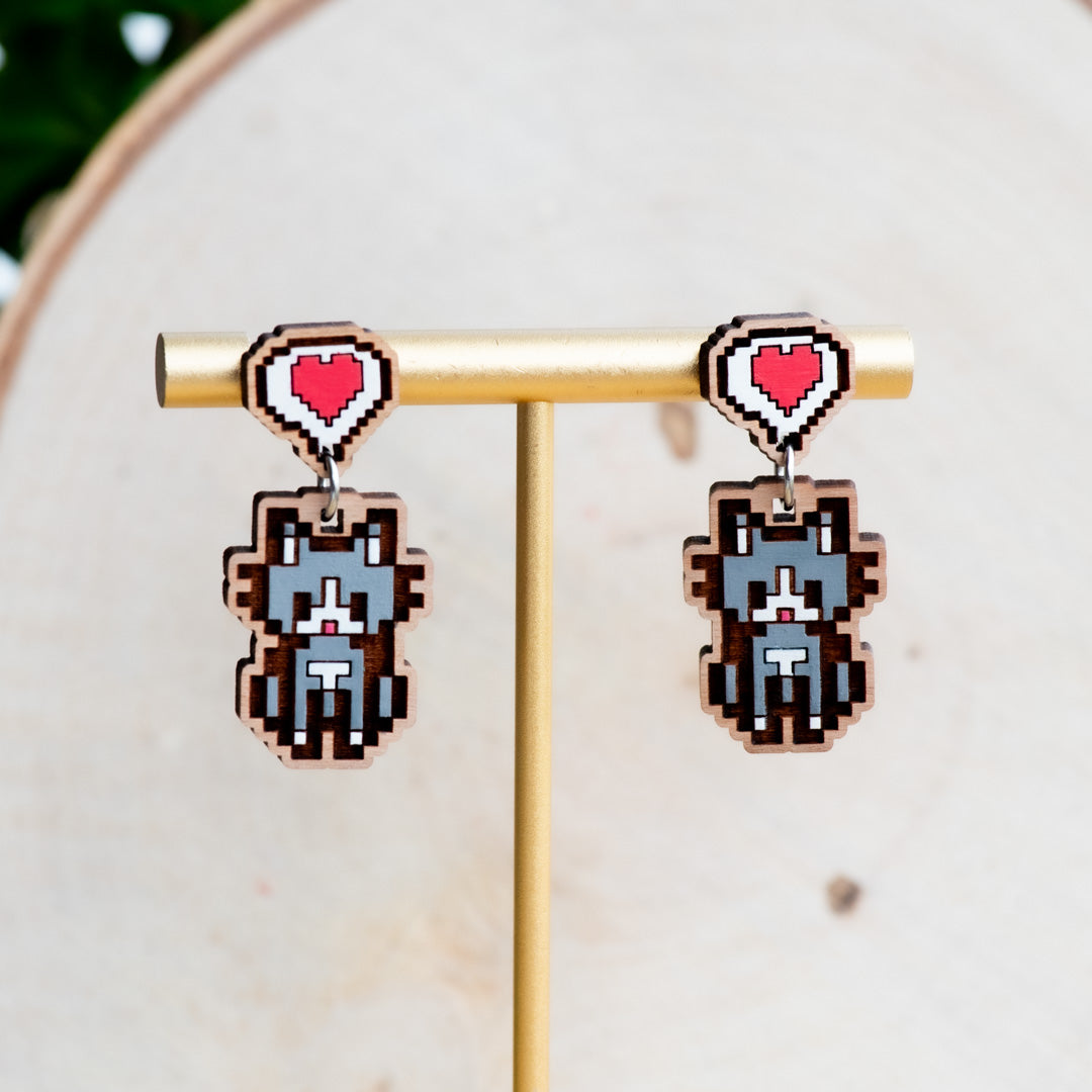 Cat Drop Earrings  – Stardew Valley