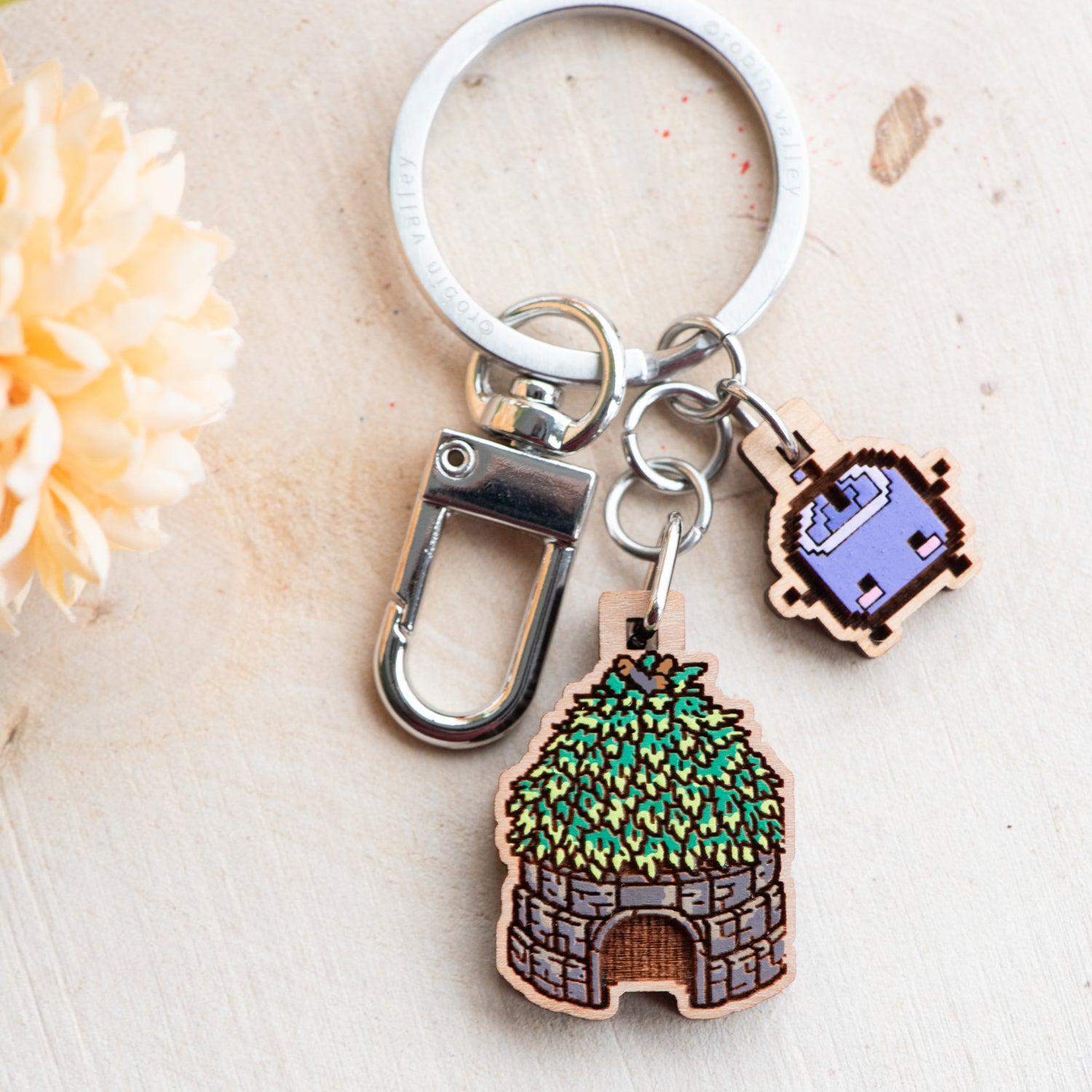 Junimo Hut Keyring - Stardew Valley