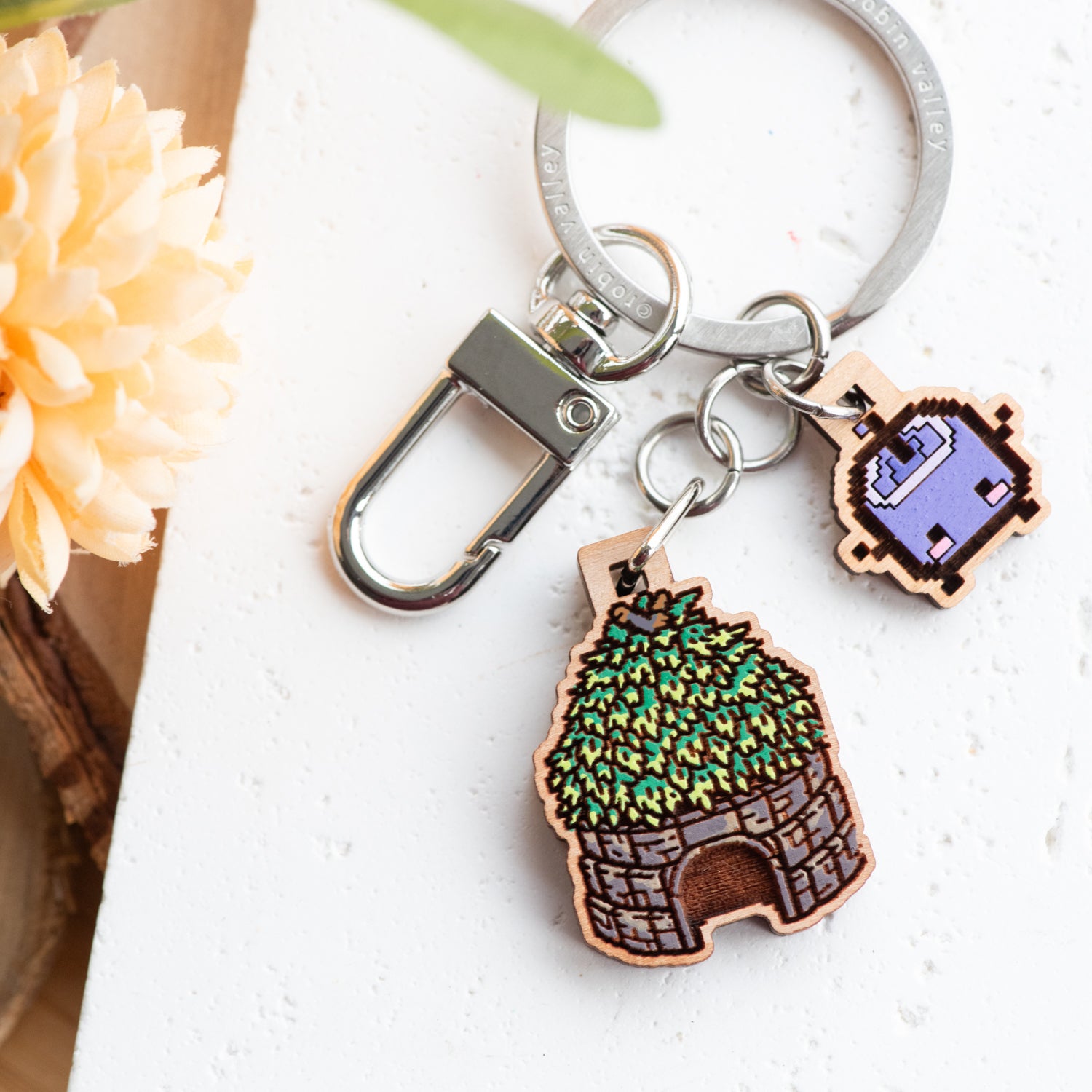Junimo Hut Keyring - Stardew Valley
