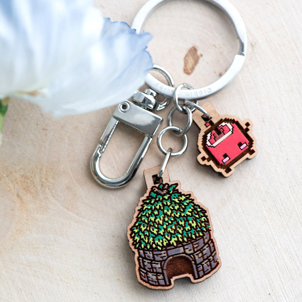 Junimo Hut Keyring - Stardew Valley
