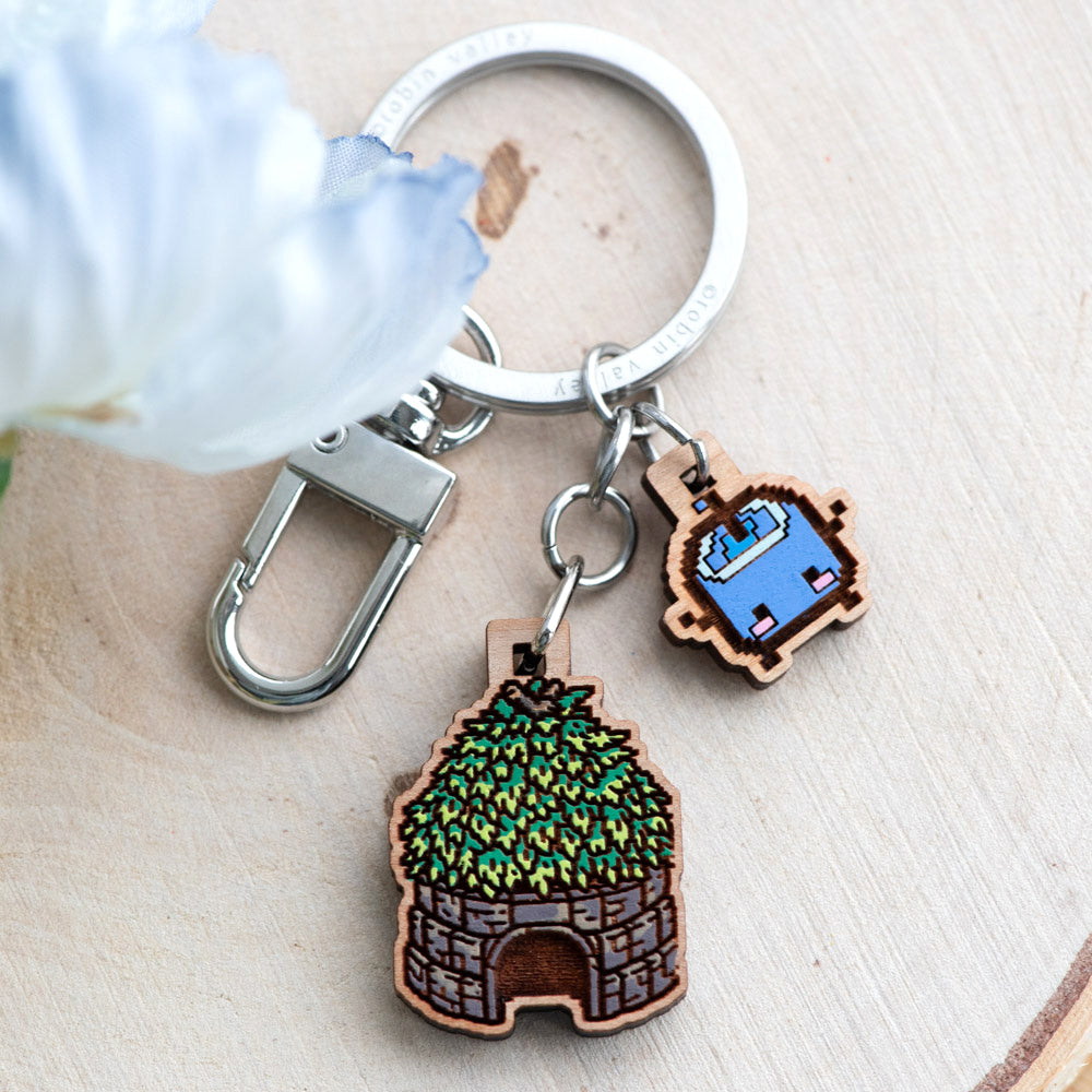 Junimo Hut Keyring - Stardew Valley