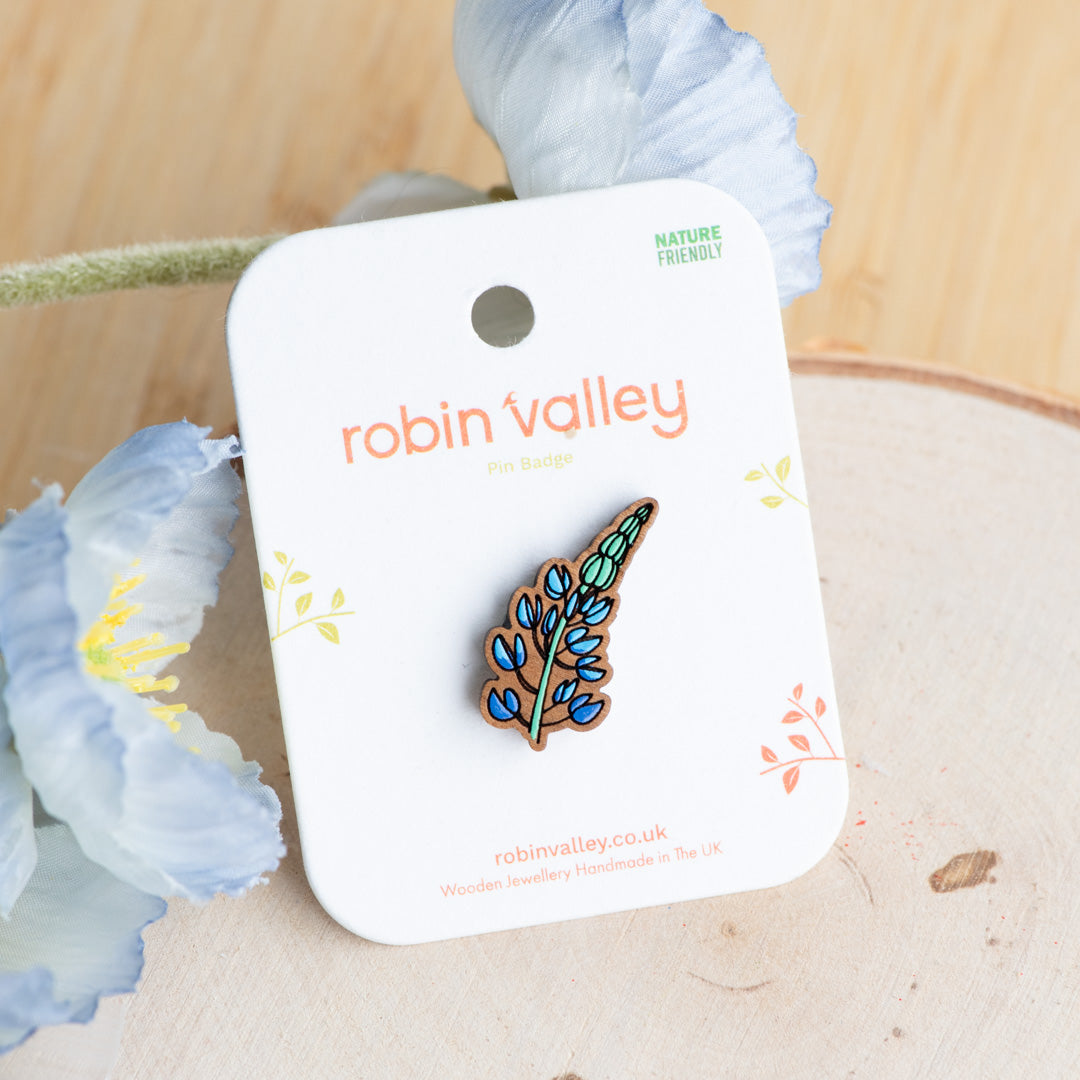 Lupine Pin Badge