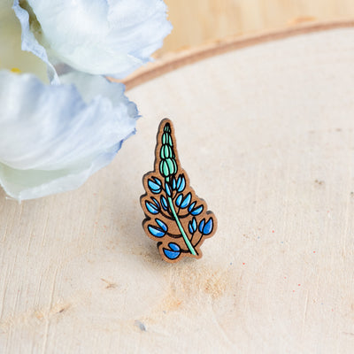 Lupine Pin Badge