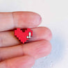 wooden stud earrings