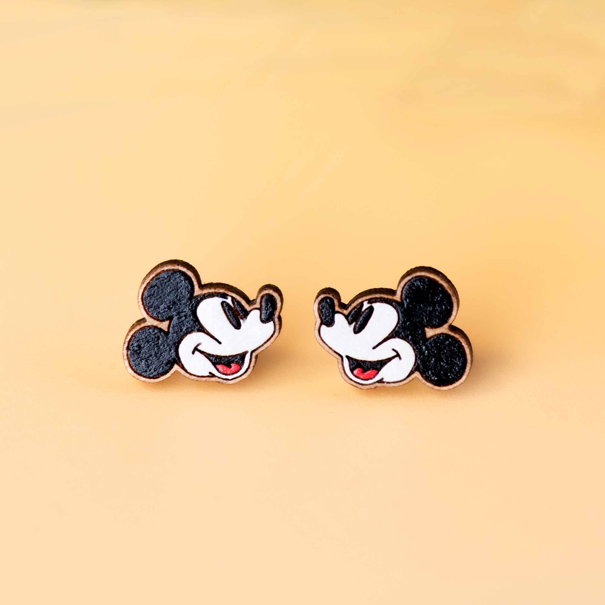 Steamboat Willie Mickey Mouse Stud Earrings 