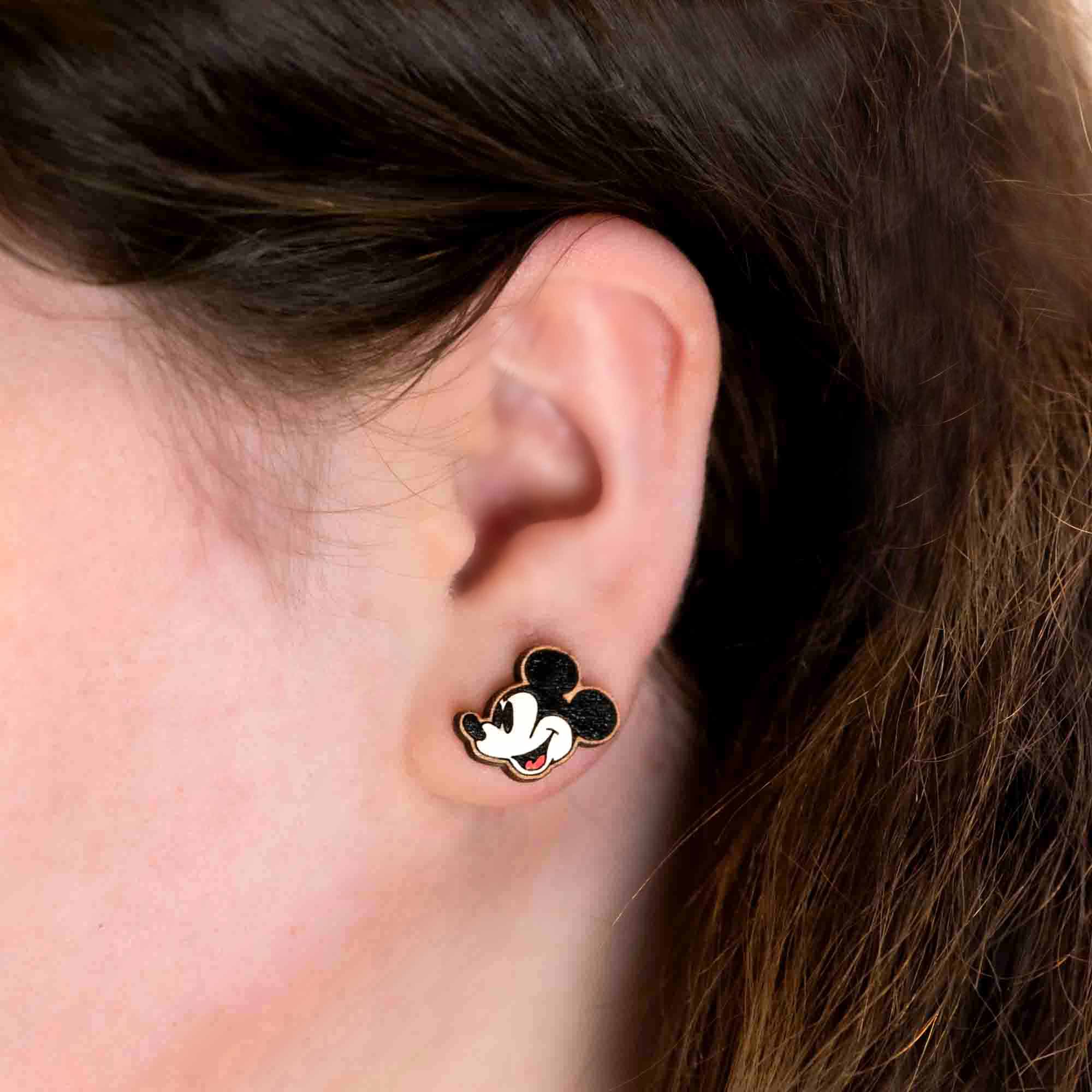 Mickey Mouse Stud Earrings 
