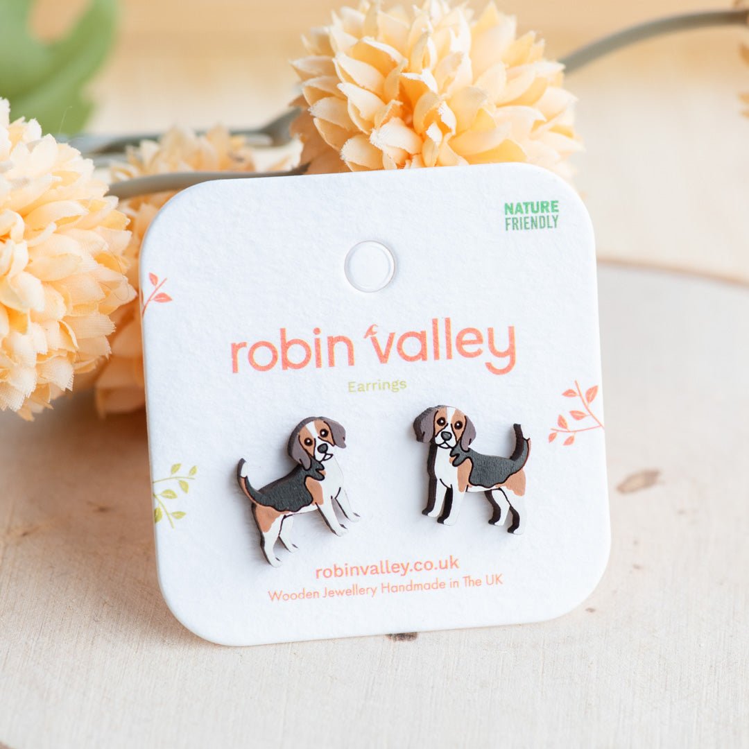 Beagle Earrings - Robin Valley Official Store