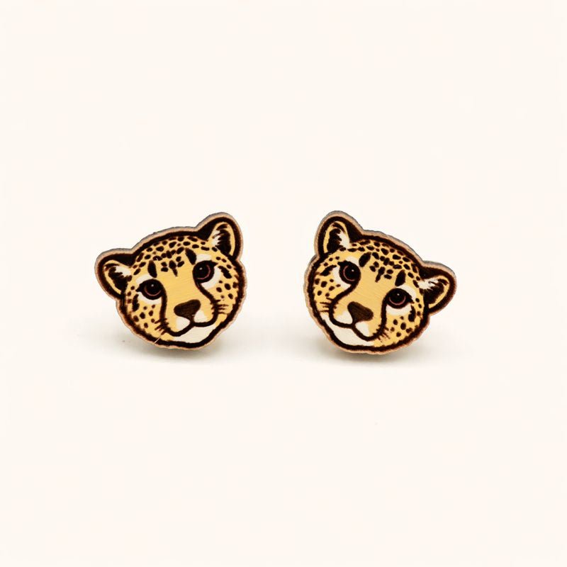 Cheetah Earrings - PEL10518 - Robin Valley Official Store