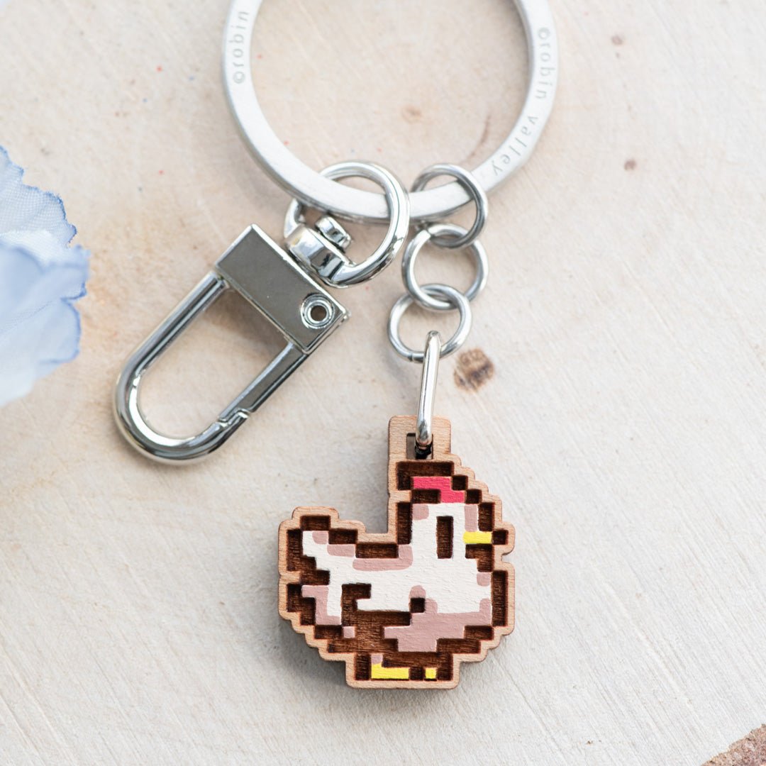 Chicken Keyring – Stardew Valley - Robin Valley Official Store