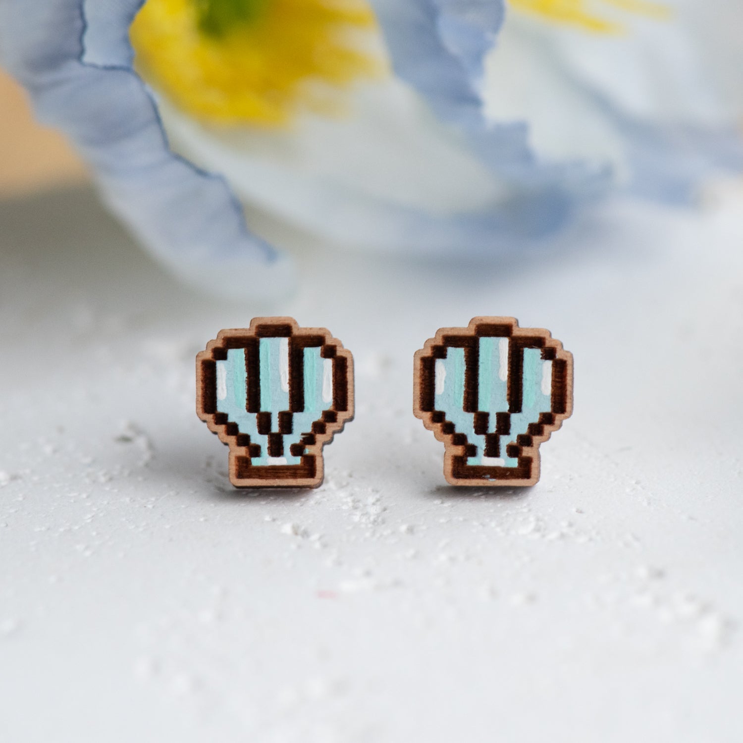 Clam Earrings – Stardew Valley Inspired - Robin Valley Official Store