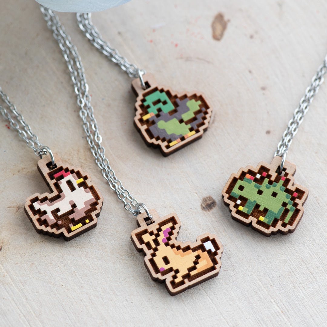 Coop Animals Necklace - Stardew Valley - Robin Valley Official Store