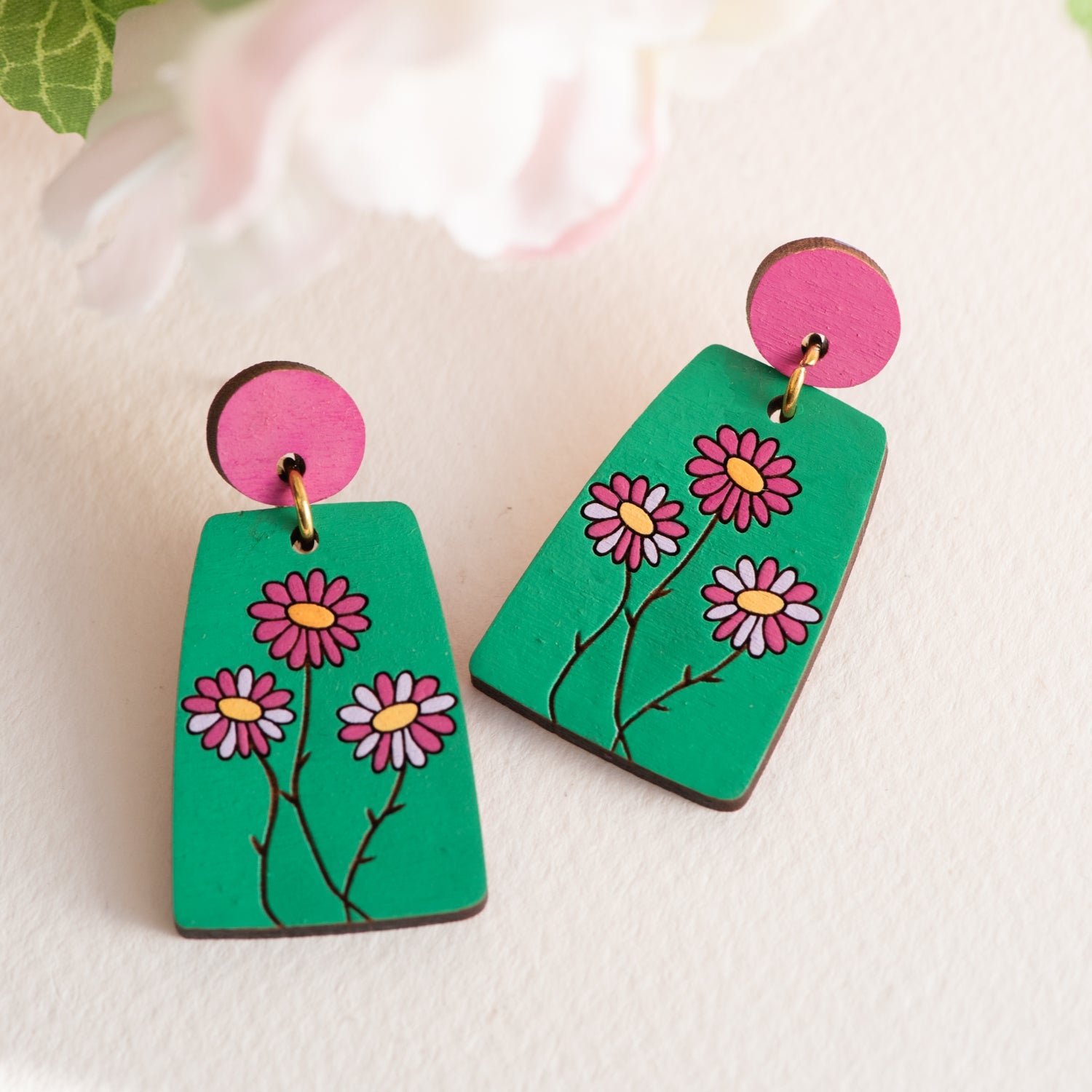 Daisy Drop Earrings - Robin Valley Official Store