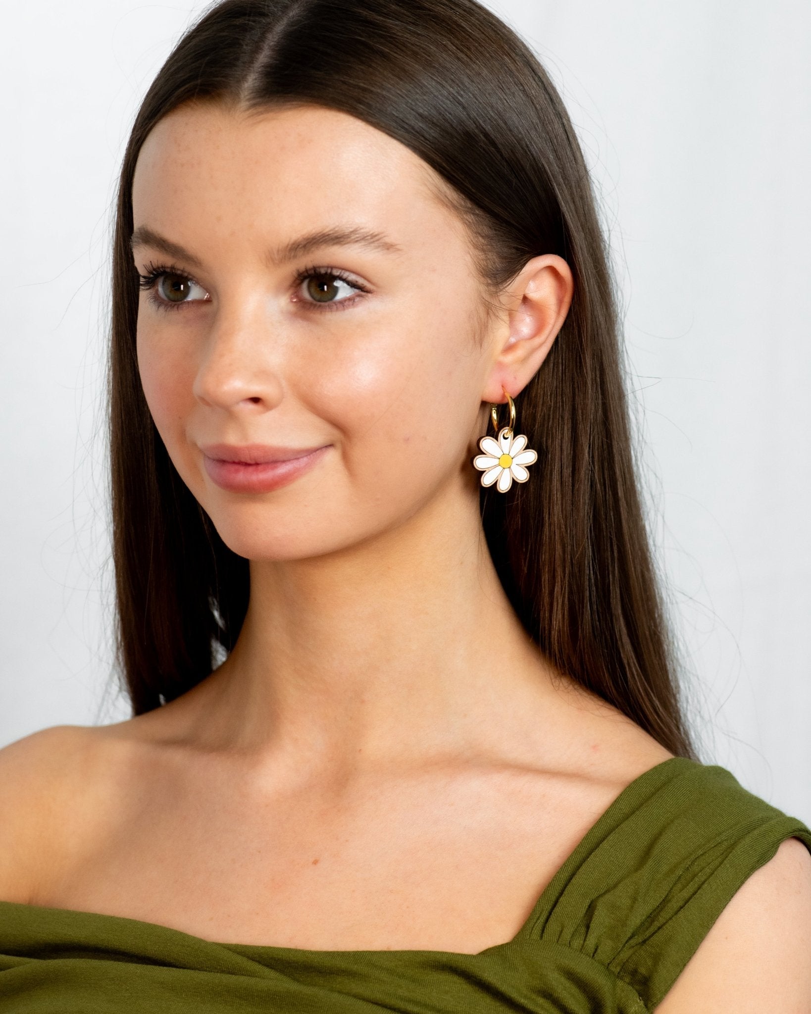 Daisy Hoop Earrings - Robin Valley Official Store