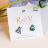 handmade_lab_flask_wooden_earrings, science lovers gift idea, chemistry lovers gift idea