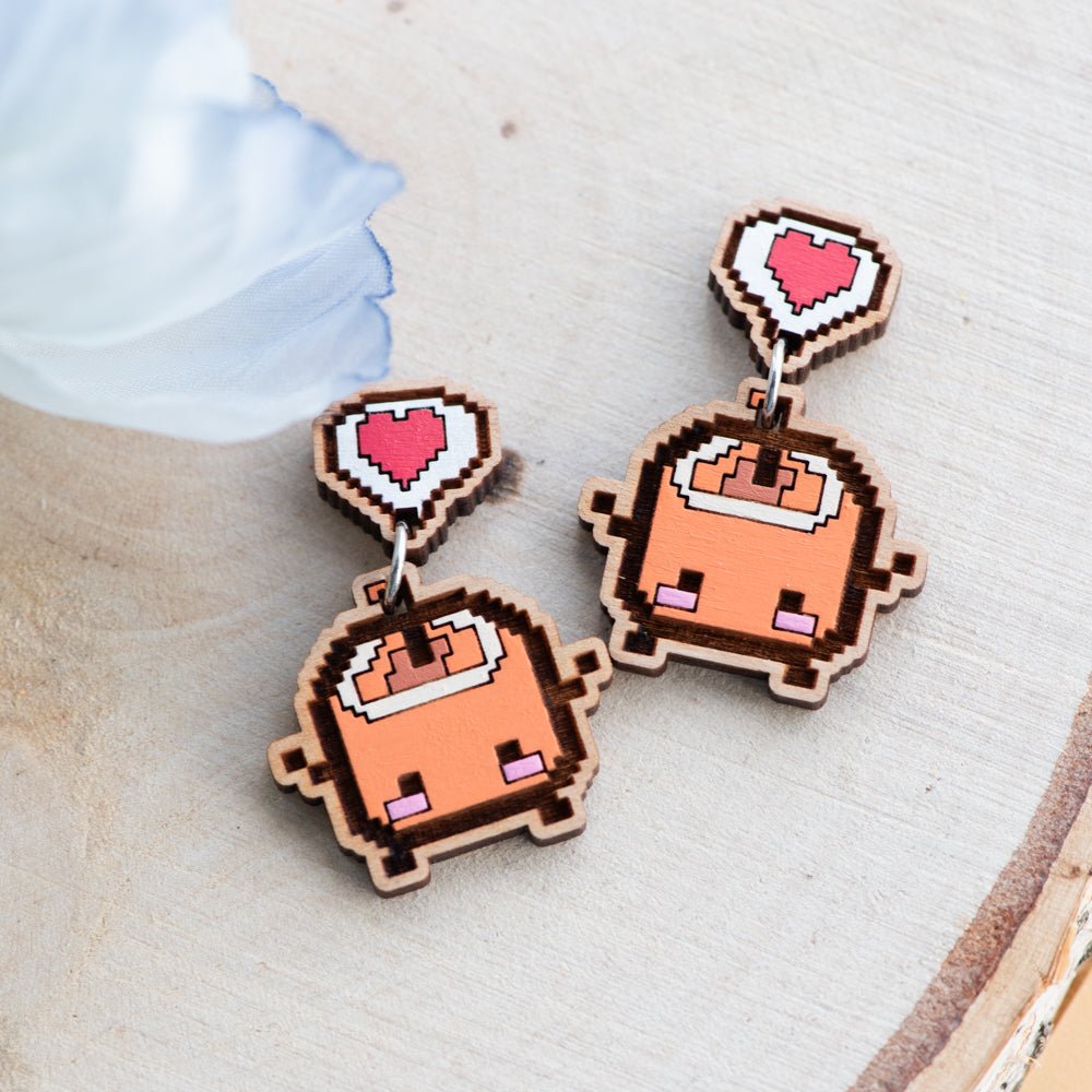 Happy Junimo Drop Earrings – Stardew Valley - Robin Valley Official Store